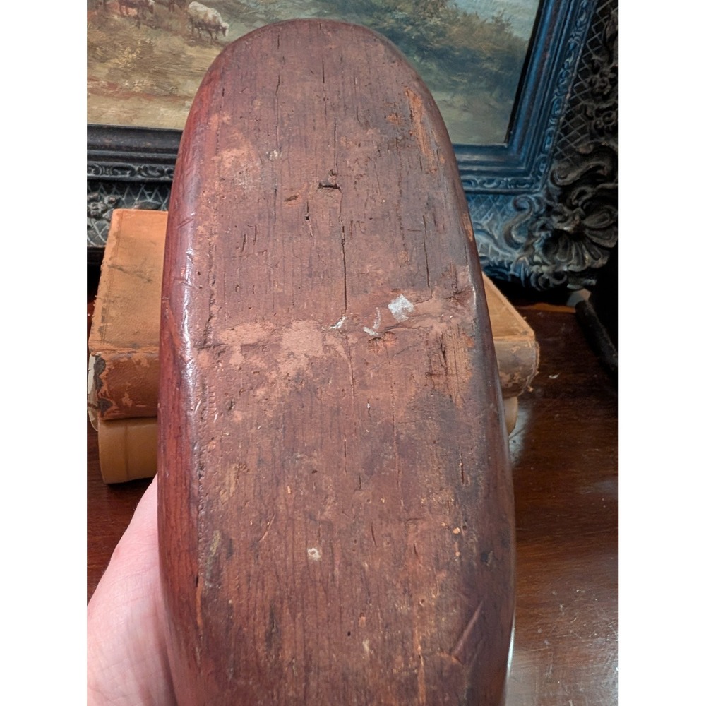 Vintage Hand Carved Solid Wood Duck Decoy Rustic Primitive Cabin Decor 15x4 - Picture 12 of 12